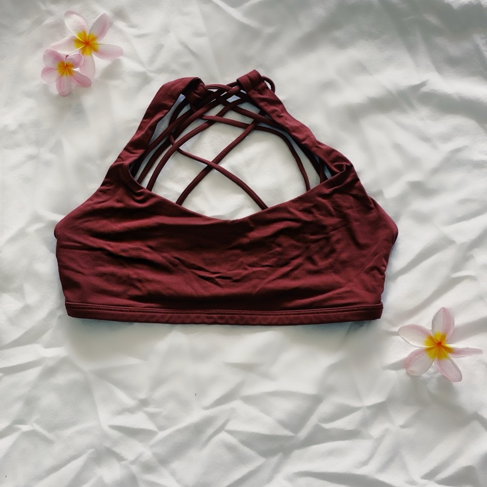 Lululemon Maroon Sports Bra